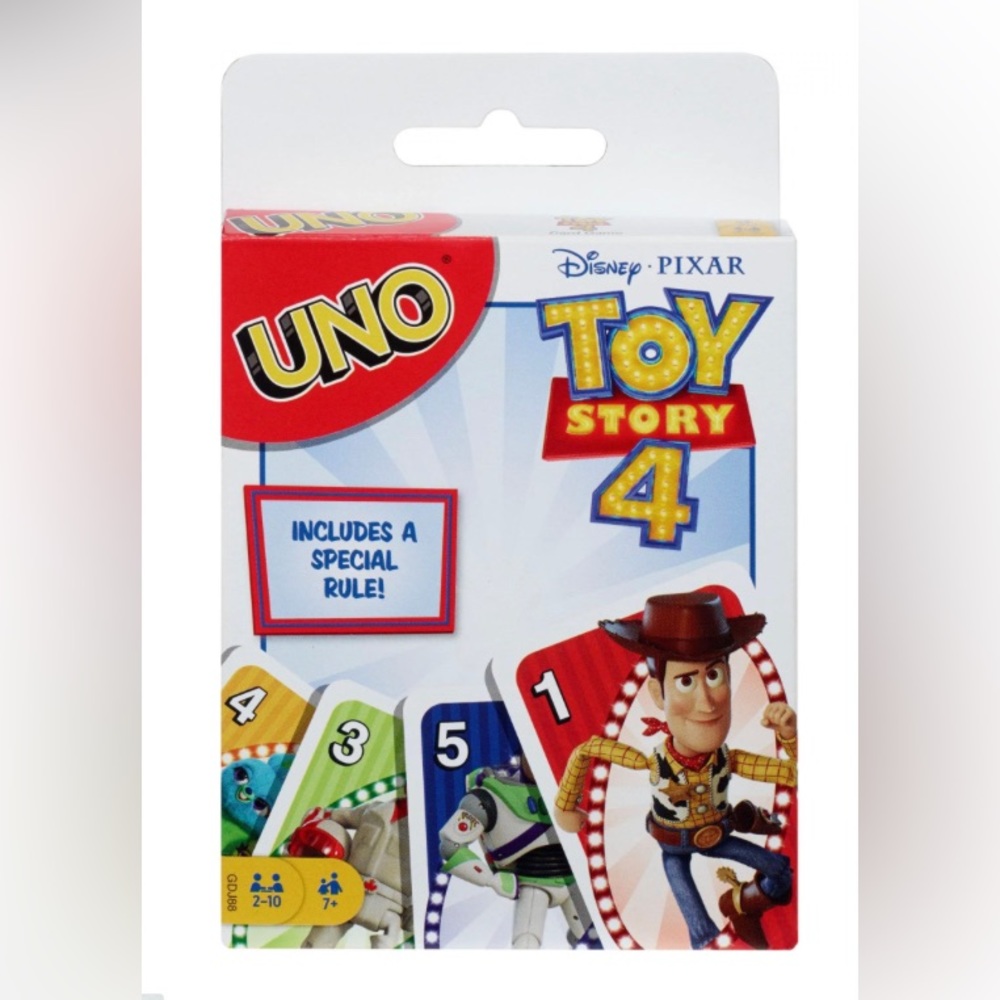 UNO Disney Pixar Toy Story Themed Card Game for 2-10 Players Ages 7Y+
